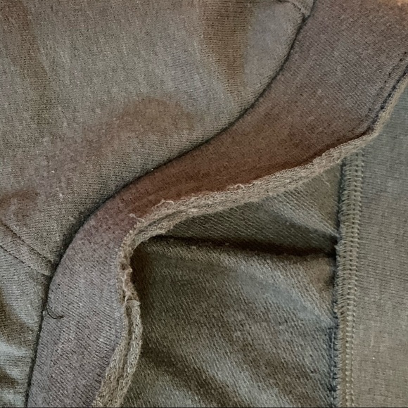 Free People Olive Green Jersey Knit Skirt Medium - Picture 4 of 5